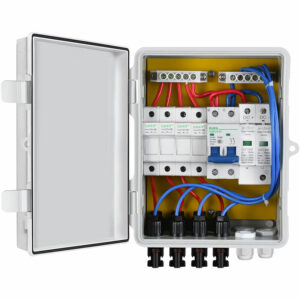 4-saitiger Solar Combiner Box überspannungsschutz Easy Connect For Solarpanel Kit - Eco-worthy