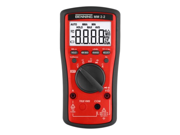 BENNING True-RMS Digital-Multimeter MM 2-2, 044692