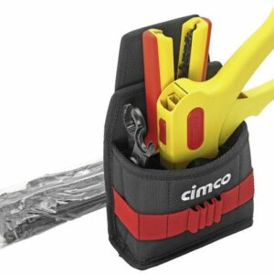 Cimco Werkzeugkoffer Cimco Gürteltasche Solar inkl. 4 Tlg 170477 Elektriker, Handwerker Wer