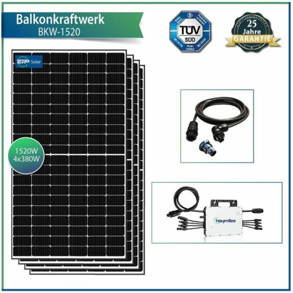 Epp Solar Solaranlage W Photovoltaik Balkonkraftwerk Mit Hoymiles Hot