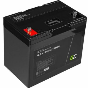 Green Cell LiFePO4 640 Wh Akku Battery Lithium-Eisen-Phosphat-Akku 50Ah Batterie, (12.8 V), Kapazität 50Ah, Spannung 12,8V, Spitzenentladestrom 75A