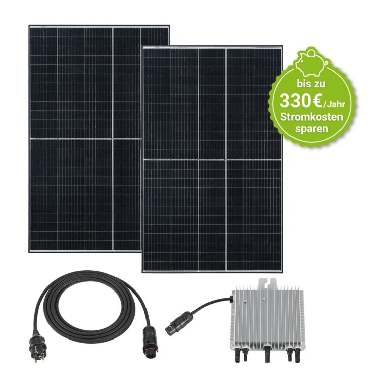 Juskys Balkonkraftwerk 600W Solaranlage Komplettset Photovoltaik Anlage steckerfertig – Verkauf nur an Endverbraucher