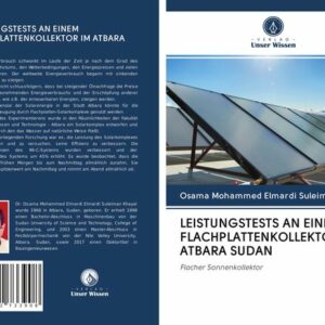 Leistungstests An Einem Flachplattenkollektor im Atbara Sudan