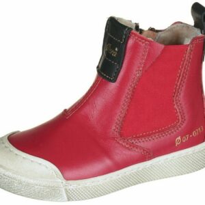 Ocra Ocra 502 Stiefeletten Stiefel Boots pflanz. geg.Leder Lammfell rot Schnürstiefelette