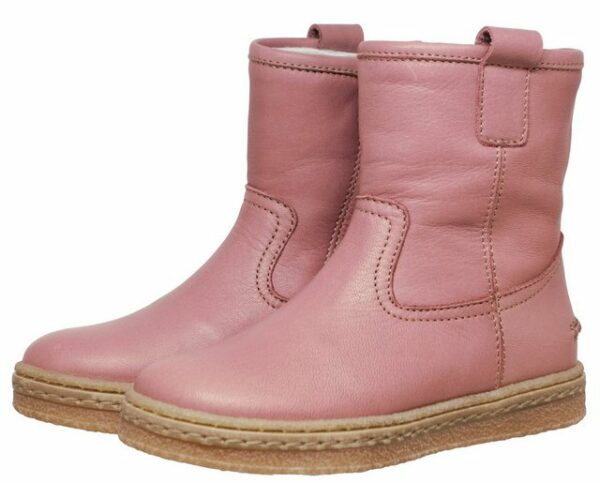 Ocra Ocra 830 Stiefeletten Stiefel Mädchen Boots Lammfell Rosa Schnürstiefelette