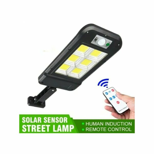 Trade Shop Traesio - Faro Road Lampione Solar Panel Photovoltaic Sensor 160 led cob HS-8013