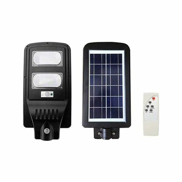 Trade Shop Traesio - Road Lamp led 60W Photovoltaic Panel Panel Crepuscular Solarenergie IP65