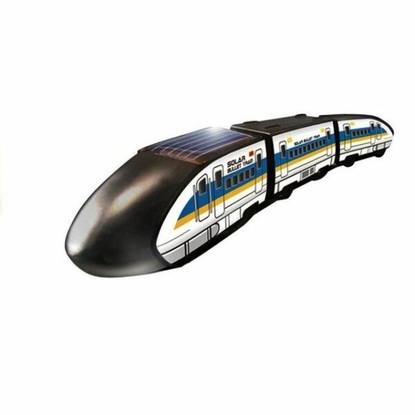 efaso Lernspielzeug EFASO Solarzug Sonnenzug Solar Bullet Train DIY