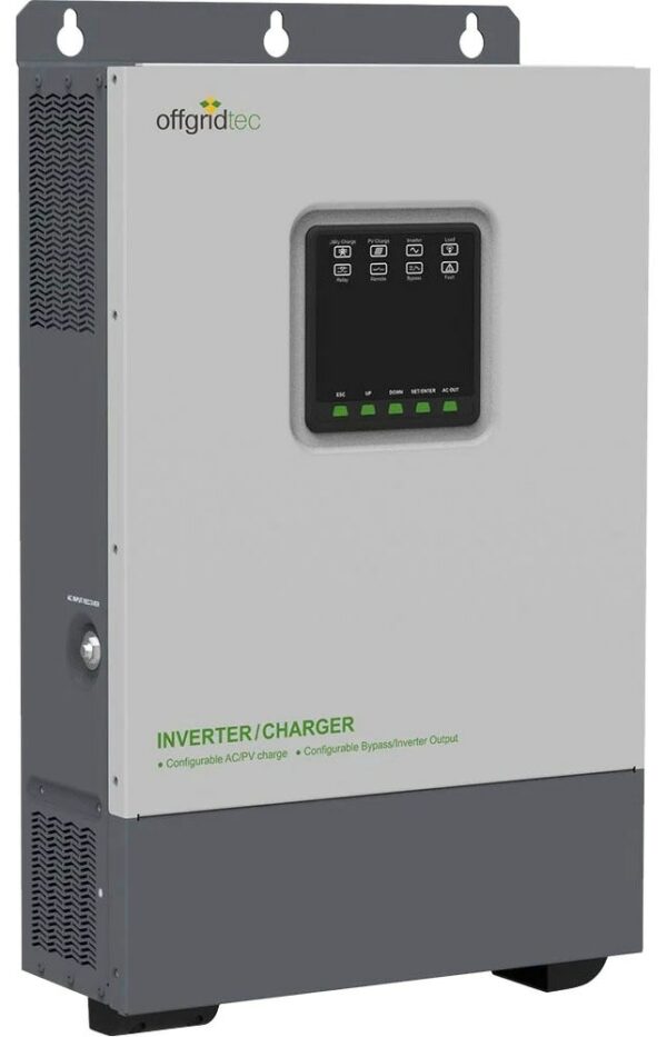 offgridtec Wechselrichter "IC-24/3000/100/80 Kombi 3000W Wechselrichter 100A", mit MPPT Laderegler 80A Ladegerät 24V 230V