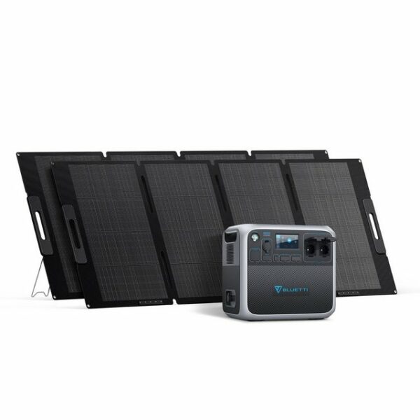 BLUETTI Stromerzeuger Solar Generator AC200P mit 2 MP200 Solarpanels