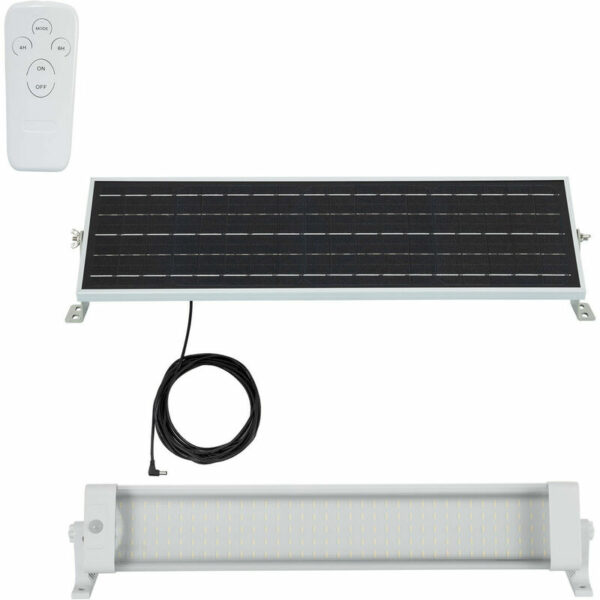 LED-Feuchtraum Wannenleuchte 62.5 cm 20W Solar IP65 Neutrales Weiß 4000K - 4500K LiFePO4 6.4V 18AH120º625 mm - Neutrales Weiß 4000K - 4500K LiFePO4