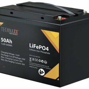 Technaxx TECHNAXX Solar-Batterie TX-234, 50Ah, 12,8 V Batterie