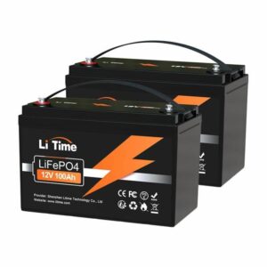 12V 100Ah LiFePO4 Batterie Lithium 100A bms 1280Wh 4000-15000 Tiefzyklus-Standby-Stromversorgung, passend für Solarenergie und