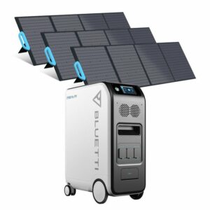 BLUETTI Stromerzeuger EP500 5100Wh/2000W mit 3*Solarpanel 200 W, (1-tlg)