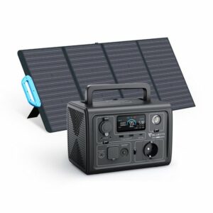 BLUETTI Stromerzeuger Solar Generator Kit EB3A 600W mit 120W Solarpanel, (1-tlg., 268Wh LiFePO4)