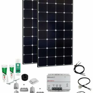 Phaesun Solaranlage SPR Caravan Kit, Solar Peak MPPT Duo 240W, 120 W, Monokristallin, (Komplett-Set)