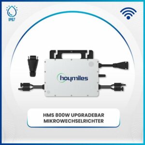 SOLAR-HOOK etm Wechselrichter Hoymiles HMS-800W-2T WIFI PV Wechselrichter, (mit integrierter Wi-Fi-Funktionalität, Dualer MPP-Tracker, Schutzart IP67), upgradefähiger von 600W auf 800W