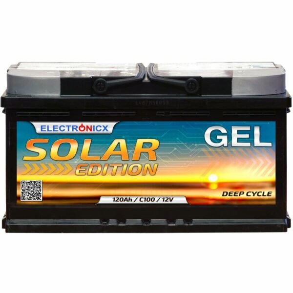 Solar Edition Gel Batterie 120 ah 12V Solar Versorgung Solarbatterie - Electronicx