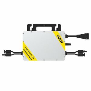 Stegpearl Wechselrichter Hoymiles 800W Micro-Wechselrichter mit WLAN Funktion, (Die Freigabe der Verbindung für 2 Module beinhaltet die automatische Upgrade-Fähigkeit), Plug & Play Modulwechselrichter PV-Eingangsleistung, WLAN-Überwachung