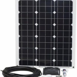 Sunset Solarmodul Laminat-Set 50 Watt, 50 W, Monokristallin, (Set), für Boote und Yachten