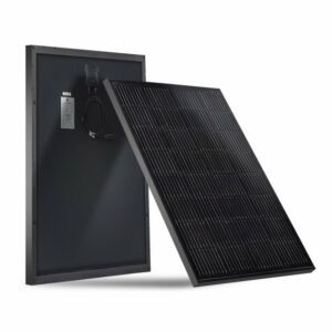 Sunstone Power Solarmodul 100W 12V Schwarz Monokristallin Solarpanel 100Watt für Wohnmobil