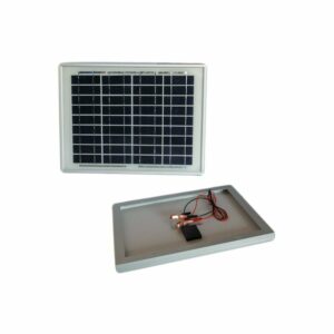 Trade Shop Traesio - solarpanel photovoltaik modul 20WATT 12V zellen silizium batterieklemmen