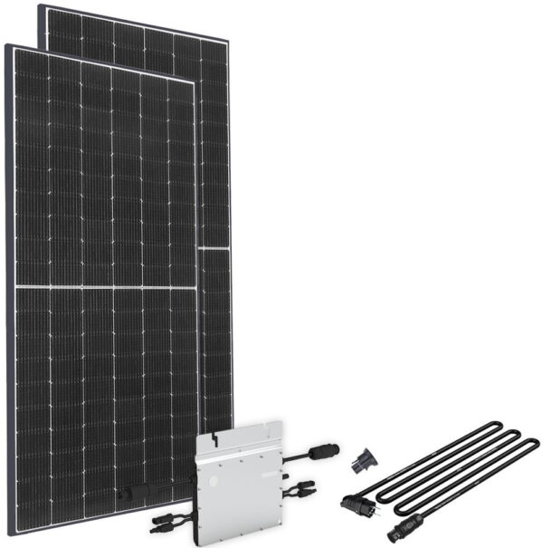 offgridtec Solaranlage "Solar-Direct 830W HM-600", Schuko-Anschluss, 5 m Anschlusskabel, ohne Halterung