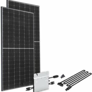 offgridtec Solaranlage Solar-Direct 830W HM-800, 415 W, Monokristallin, Schukosteckdose, 5 m Anschlusskabel, ohne Halterung