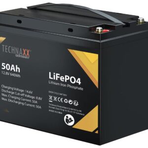 TECHNAXX Solar-Batterie TX-234, 50Ah, 12,8 V, LiFePO4