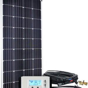 offgridtec Solaranlage basicPremium-XL 150W Solaranlage 12V/24V, 150 W, Monokristallin, (Set), Komplettsystem