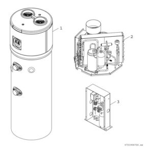 Bosch - Warmwasser-Wärmepumpe Compress 5000 dw, CS5001 dw 260