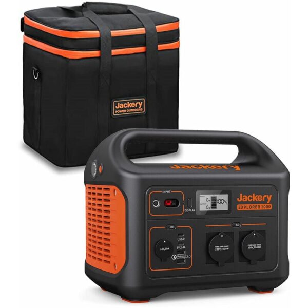 Explorer 0% MwSt §12 iii UstG 1000 1002Wh Portable Powerstation mit Tasche - Jackery