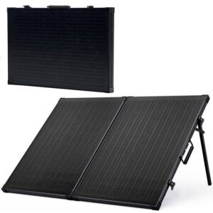 PFCTART Solaranlage 100W faltbares Photovoltaik-Panel mit verstellbarer Halterung