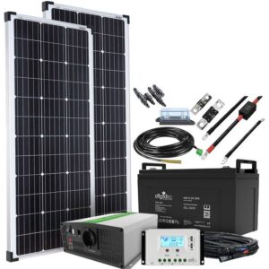 offgridtec Solaranlage Autark M-Master, 100 W, Monokristallin, (Komplett-Set)