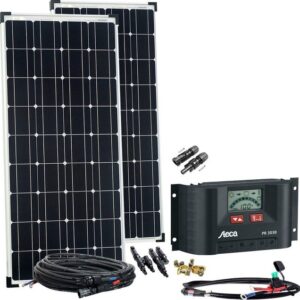 offgridtec Solaranlage basicPremium-L 200W Solaranlage 12V/24V, 100 W, Monokristallin, (Set), Komplettsystem