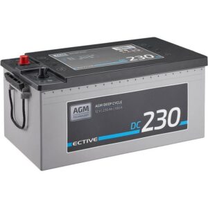 ECTIVE ECTIVE AGM 12V 230Ah Deep Cycle Batterie - Versorgerbatterie Batterie