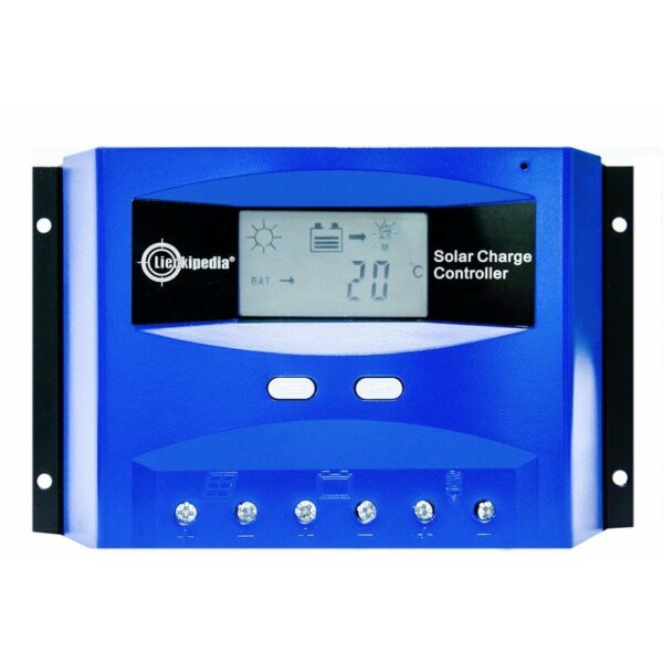 Lieckipedia - 60 a pwm Solar Laderegler mit Display 12 v / 24 v für Inselanlage Solaranlage