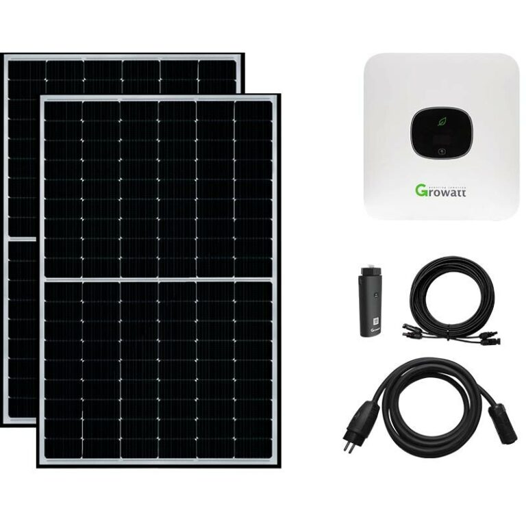 Lieckipedia – Solaranlage Komplettset 600 Watt Solarpanel + Growatt Wechselrichter