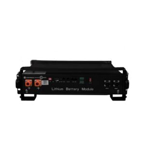 Lithtech - Lithium Solar Stromspeicher LiFePo Batterie TE-2000 2,4-12 kWh 48V 1 Stück (2,4 kWh) mit Rack