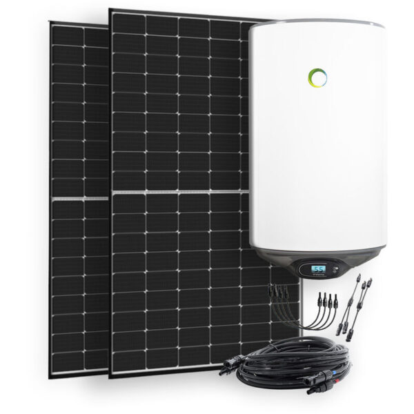 Offgridtec - 880W Solaranlage mit 80l Fothermo Boiler zur Warmwasseraufbereitung für Garten und Wohnmobil