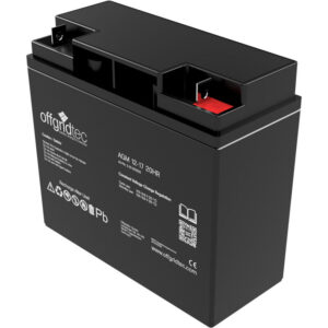 Offgridtec - agm 17Ah 20HR 12V - Solar Batterie Akku Extrem zyklenfest