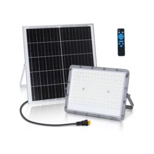 Solar led strahler 200 w fernbedienung IP65 kaltweisses licht 6500K FSO-200