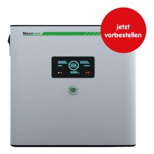 Vorverkauf: Maxxicharge 2.5 Batteriespeicher Lieferbar ab 01.05.2024 inkl. 20% Vorbestellerrabatt auf Batteriespeicher* Weiß mit CCU und Shelly 3EM