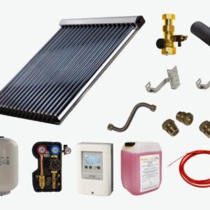 Westech Solar Solarabsorber Paket WT-B58/22 mit 3,76 m² Fläche Vakuum Röhrenkollektor BAFA, 3,76 m² Absorberfläche, Solarheizung für Warmwasser und Heizungsunterstützung