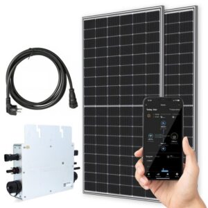 Zehnder Solaranlage Balkonkraftwerk 830W/600W WiFi/App Set mit 600W Wechselrichter