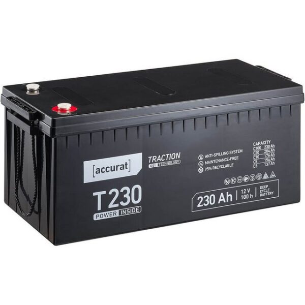 accurat Accurat Traction T230 12V GEL Batterie 230Ah Batterie