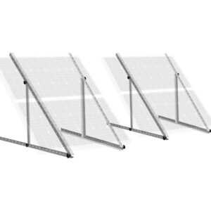 45' (114cm) Solarpanel-Neigungshalterungen mit einstellbarem Winkel für Boot, Wohnmobil, Dach, Off-Grid-System (45-Zoll-Lange)2 Stück - Eco-worthy