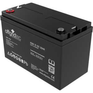 Agm 101Ah 20HR 12V - Solar Batterie Akku Extrem zyklenfest - Offgridtec