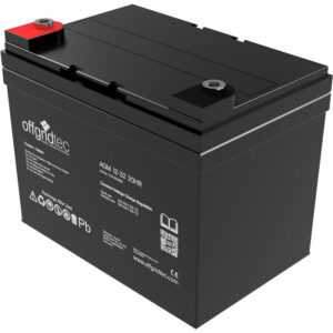 Agm 32Ah 20HR 12V - Solar Batterie Akku Extrem zyklenfest - Offgridtec