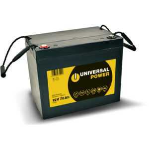 Agm UPC12-75 12V 78Ah (C20) agm Wohnmobilbatterie - Universal Power